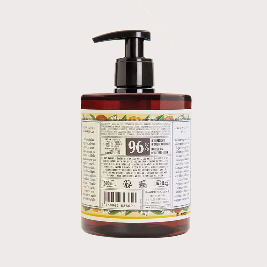 Panier des Sens | Liquid Marseille Soap - Orange Blossom - 500ml