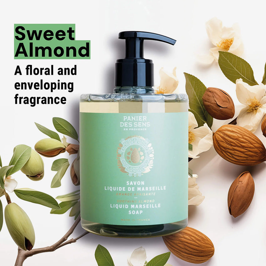 Panier des Sens | Liquid Marseille Soap - Almond - 500 ml