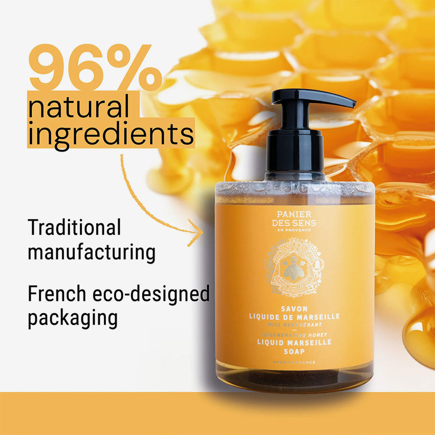 Panier des Sens |  Liquid Marseille Soap - Regenerating Honey - 500ml