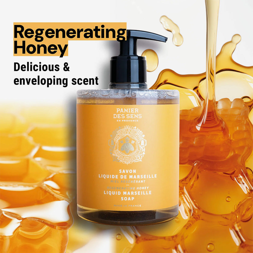 Panier des Sens |  Liquid Marseille Soap - Regenerating Honey - 500ml