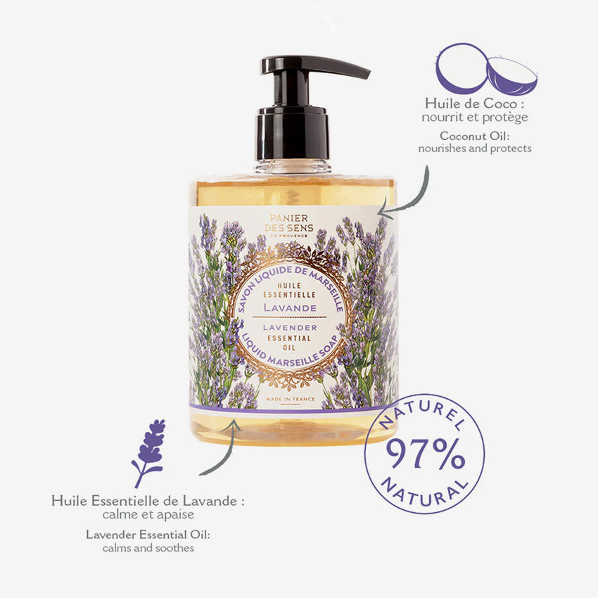 Panier des Sens | Liquid Marseille Soap - Relaxing Lavender - 500ml