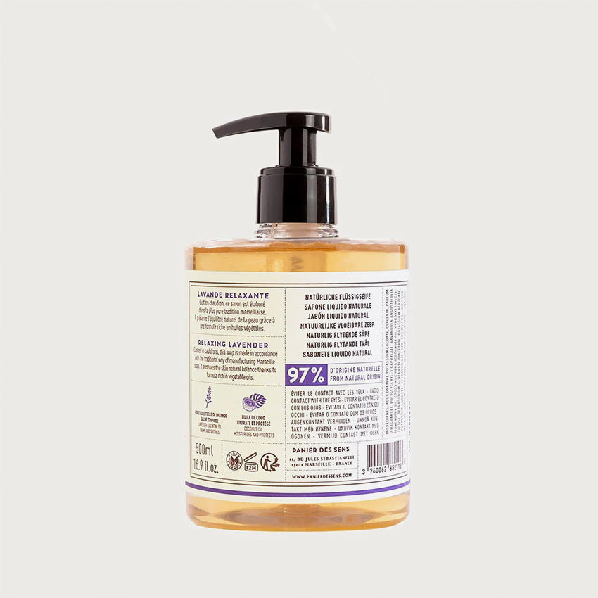 Panier des Sens | Liquid Marseille Soap - Relaxing Lavender - 500ml