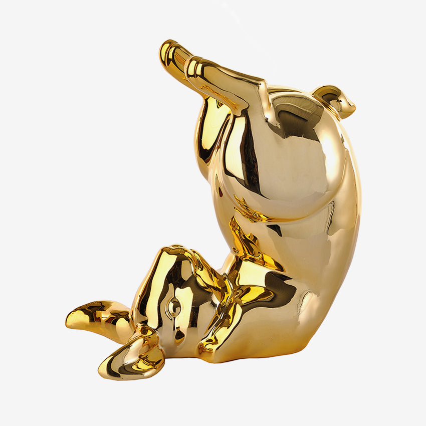 Polspotten | Bunny Bum Moneybox Gold