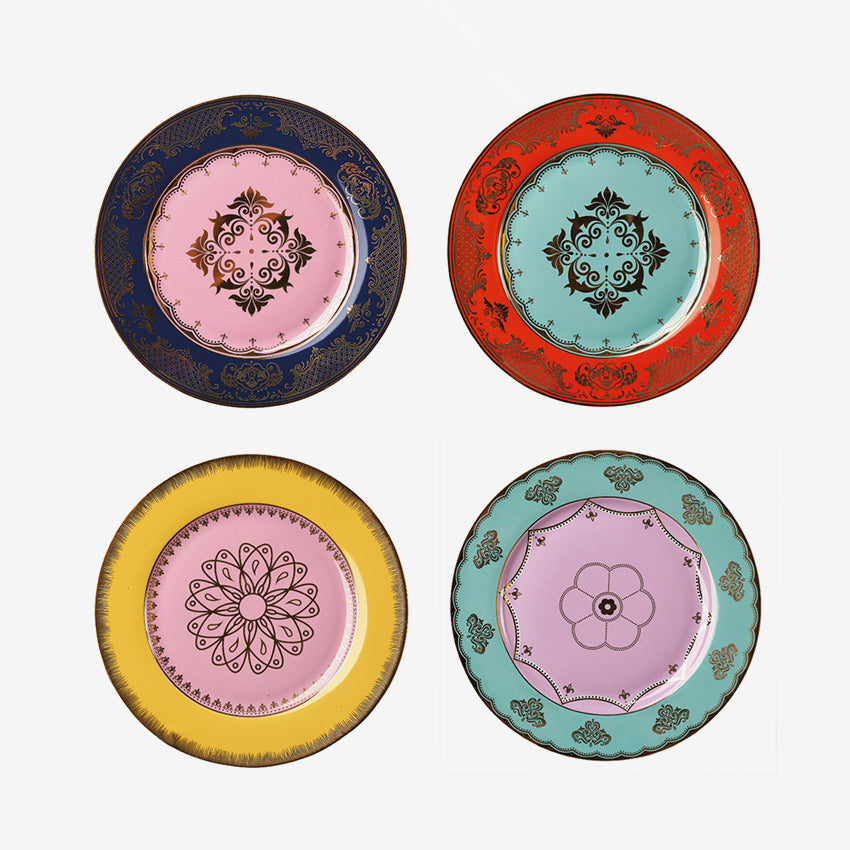 Polspotten | Grandpa Side Plates Multi Colour (Set of 4)