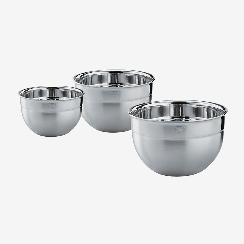 Rosle | Deep Bowl, 3 Pcs. - Silver