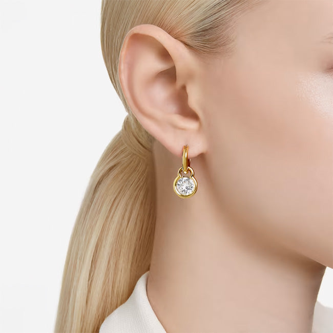 Swarovski | Boucles d'oreilles pendantes Dextera à taille ronde