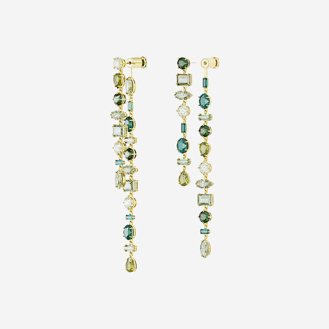 Swarovski | Gema Asymmetrical Design Drop Earrings