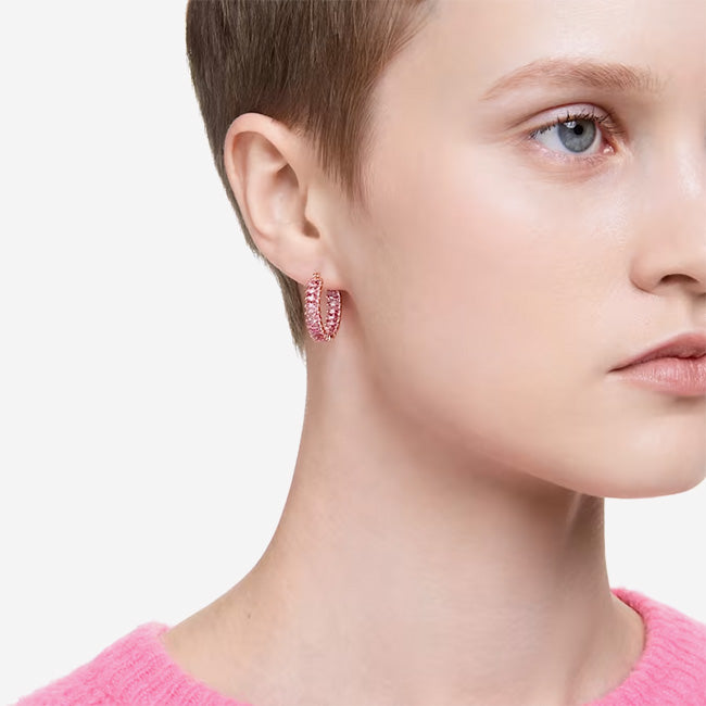 Swarovski | Matrix Baguette Cut Hoop Earrings