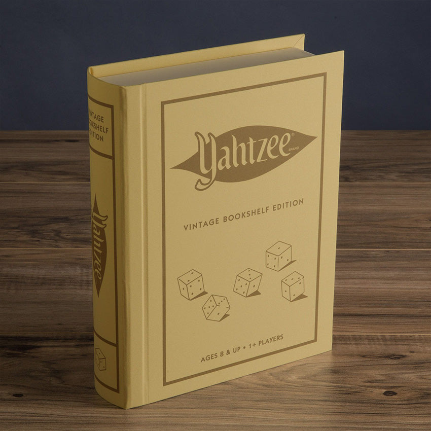 WS Game Company | Yahtzee Vintage Bookshelf Edition
