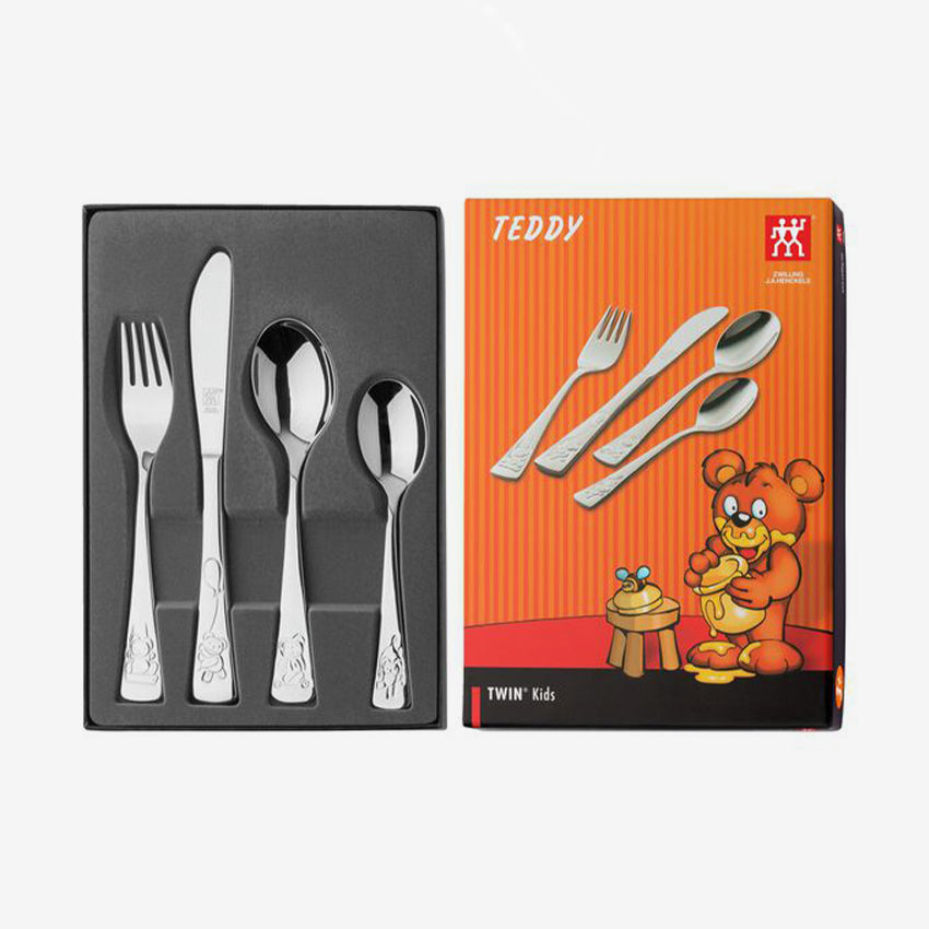 Zwilling | Teddy 4 Piece Flatware Children Set