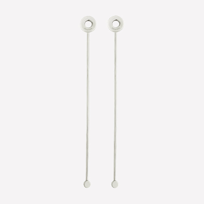 Maison Lipari Oh De  Cocktail Stirrers 2 Pcs Stainless Steel L: 19 cm  CHRISTOFLE.