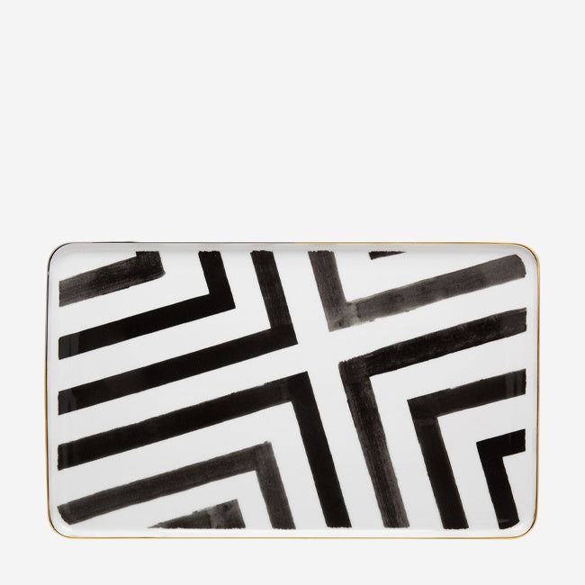Maison Lipari Christian Lacroix - Sol Y Sombra Rectangular Platter 0.67x9.96x16.54 VISTA ALEGRE.
