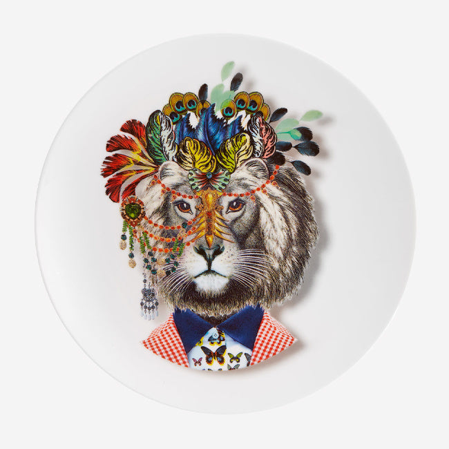 Maison Lipari Christian Lacroix - Love Who You Want Dessert Plate "Indilion" 1.1x9.13x9.13  VISTA ALEGRE.