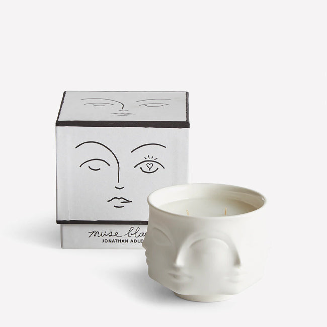 Maison Lipari Muse Candle White  JONATHAN ADLER.