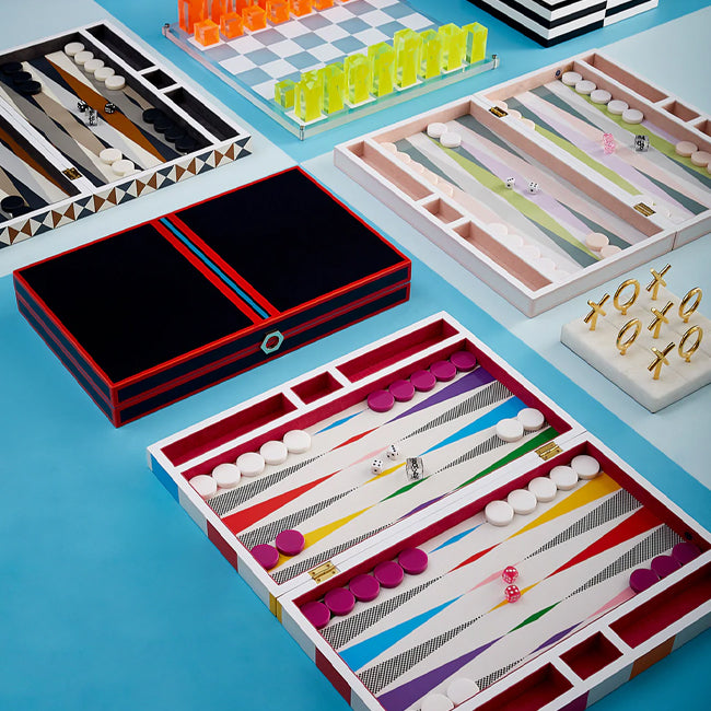 Maison Lipari Bowtie Backgammon Set  JONATHAN ADLER.