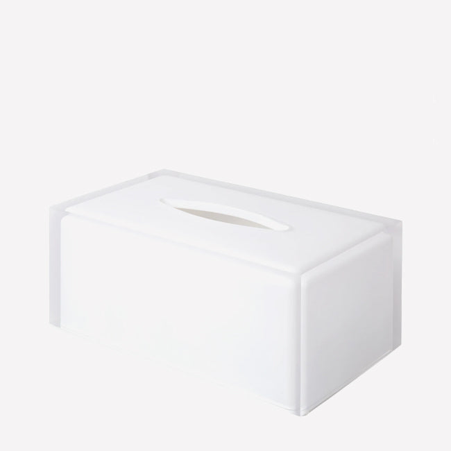 Maison Lipari Hollywood Long Tissue Box Clear  JONATHAN ADLER.