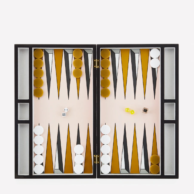 Maison Lipari Arcade Backgammon Set  JONATHAN ADLER.