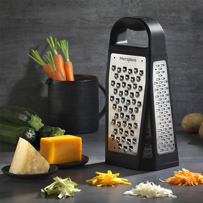 Maison Lipari Elite Box Grater - Black  MICROPLANE.