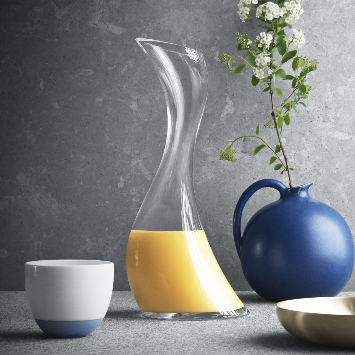 Maison Lipari Cobra Glass 0.75L Carafe  GEORG JENSEN.