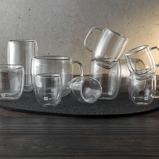 Maison Lipari Sorrento Plus Espresso Glass Mug Set - Clear  ZWILLING.