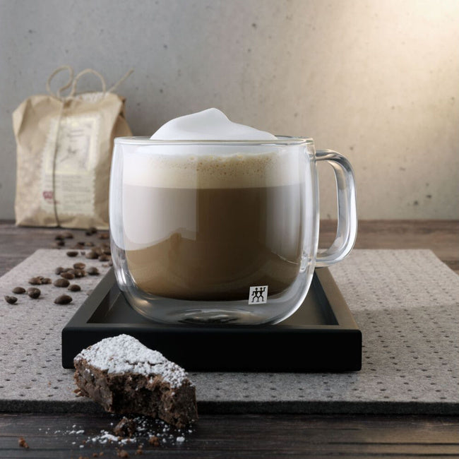 Maison Lipari Sorrento Plus Cappuccino Glass Mug Set - Clear  ZWILLING.