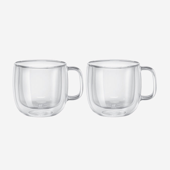 Maison Lipari Sorrento Plus Cappuccino Glass Mug Set - Clear  ZWILLING.