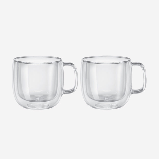 Maison Lipari Sorrento Plus Cappuccino Glass Mug Set - Clear ZWILLING.