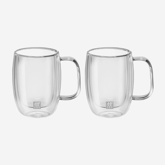 Maison Lipari Sorrento Plus Latte Glass Mug Set - Clear  ZWILLING.