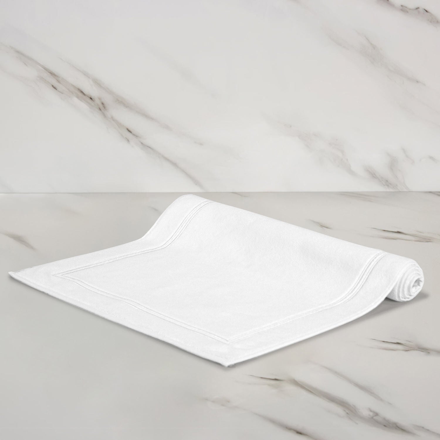 Frette | Hotel Classic Bathmat - White&White