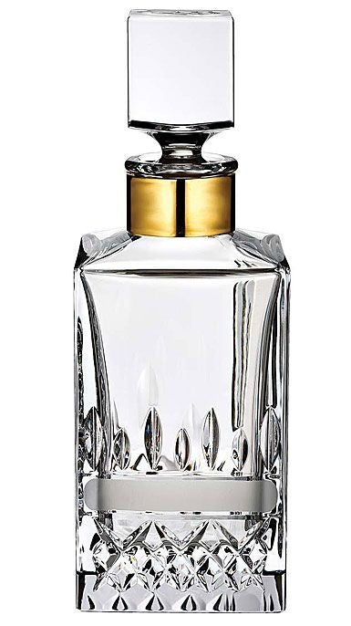 Maison Lipari Lismore Revolution Decanter Square 25.3 Oz  WATERFORD.