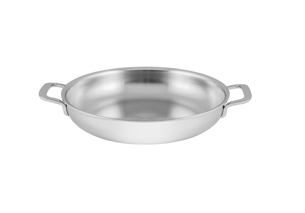 Maison Lipari DEMEYERE Multifunction 7 Frying Pan with 2 Handles Stainless Steel D: 9.5 in  DEMEYERE.