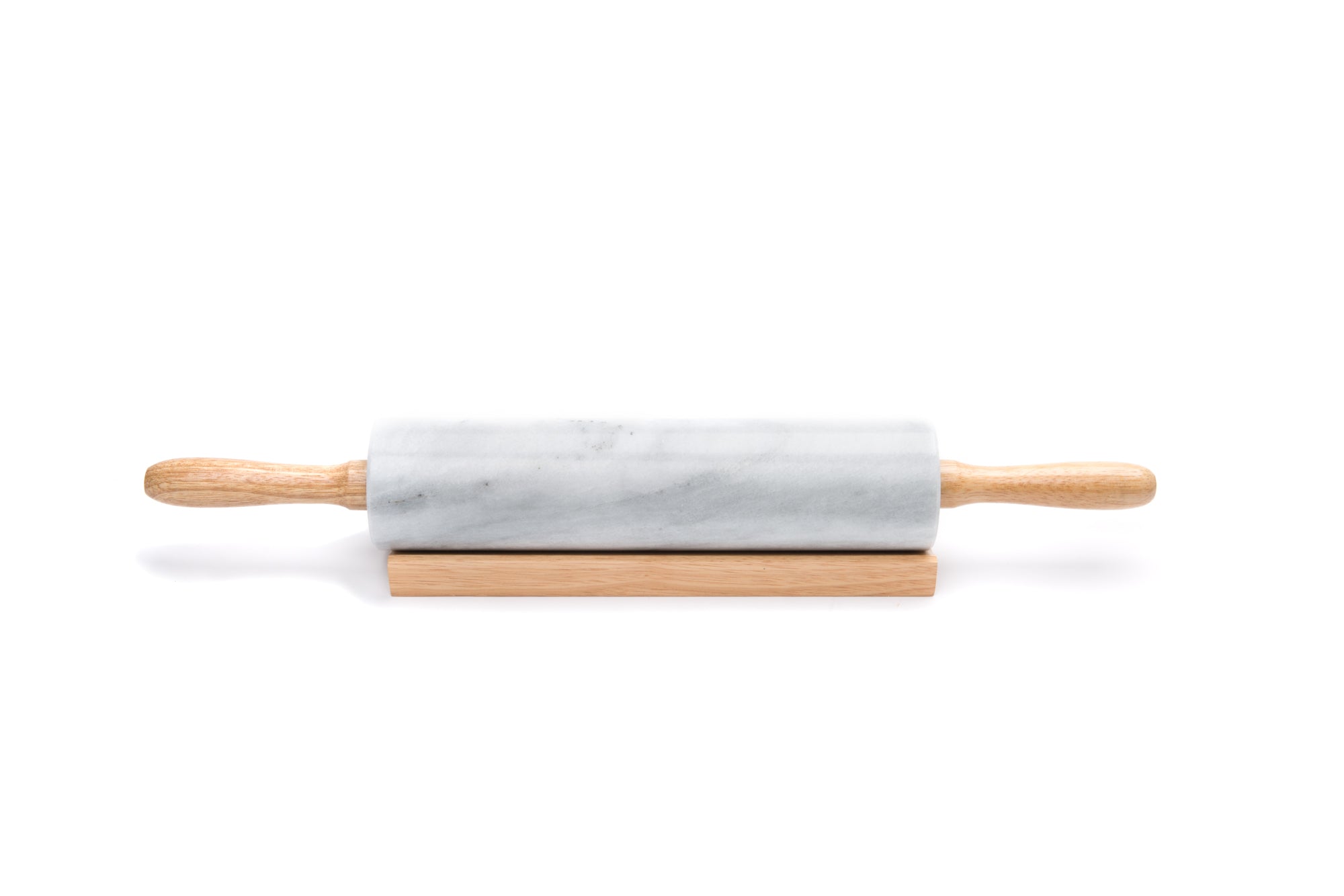 Fox Run | White Marble Rolling Pin & Stand