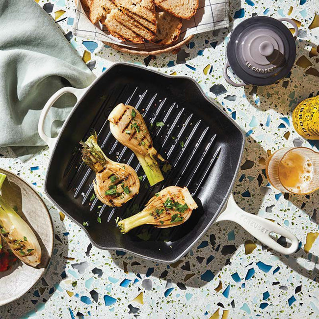 Maison Lipari Square Skillet Grill - 26 cm  LE CREUSET.