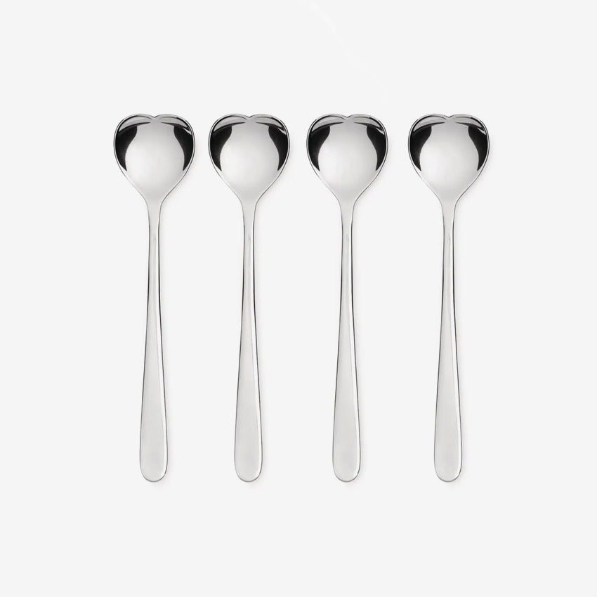 Alessi | Set of 4 Biglove Ice Cream Spoons