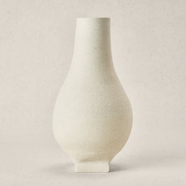 Maison Lipari Lisa Vase - Medium - Raw Blanc  STYLE UNION HOME.