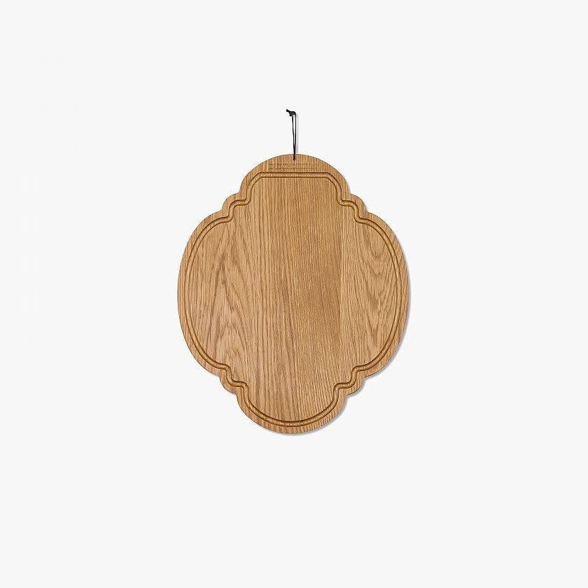 Maison Lipari Breakfast Board Oval | Oiled Oak 26x32 cm  DUTCH DELUXES.