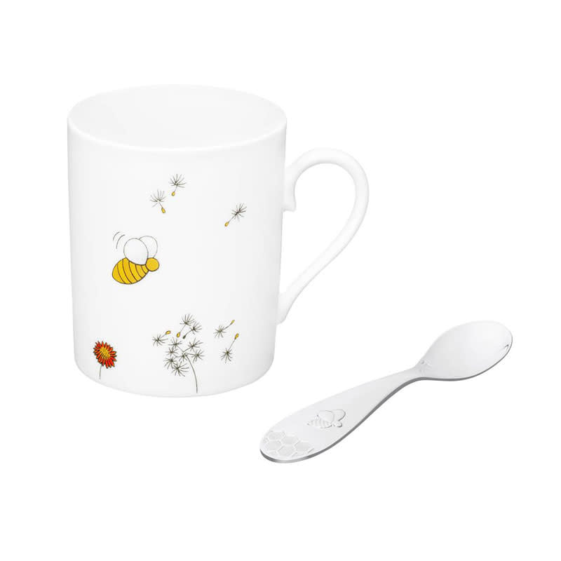 Maison Lipari CHRISTOFLE Beebee Mug & Teaspoon Set CHRISTOFLE.