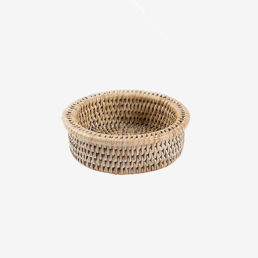 Caspari | Rattan Wine Bottle Holder