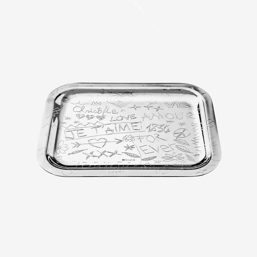 Christofle | Silver-Plated Graffiti Tray