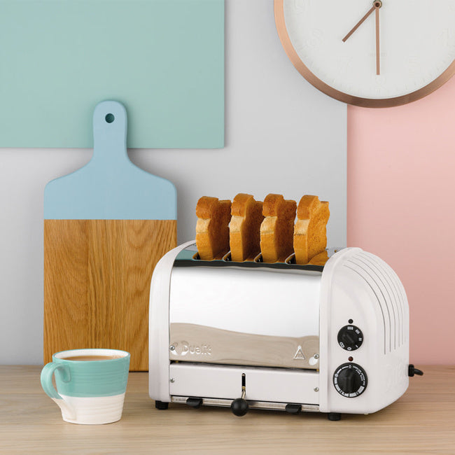 Maison Lipari Newgen 4 Slot Toaster White DUALIT.