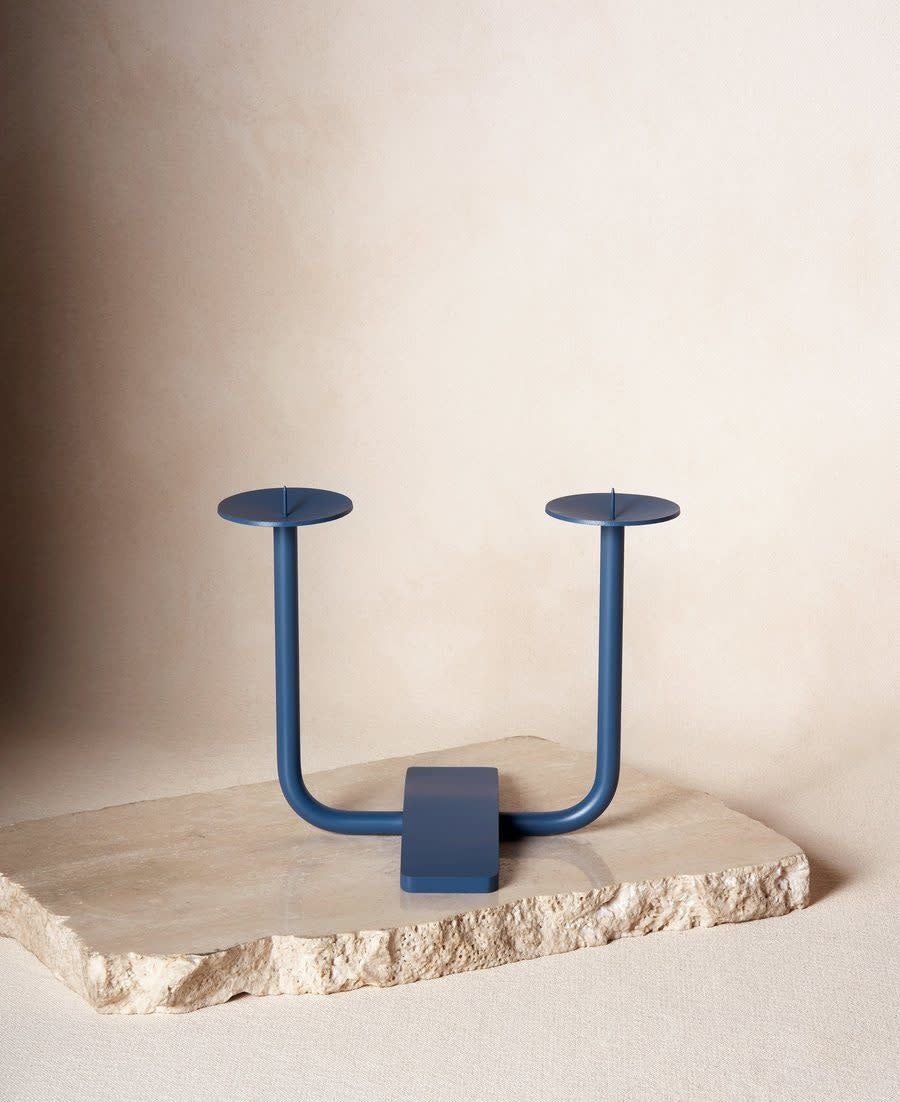 Maison Lipari VIA MARIS Rest Candleholder - Midnight  VIA MARIS.