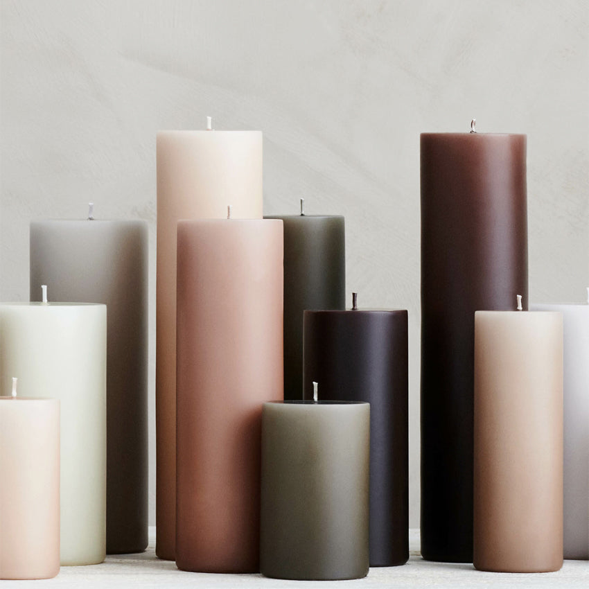 Ester & Erik | Pillar Candle - Diameter: 7cm