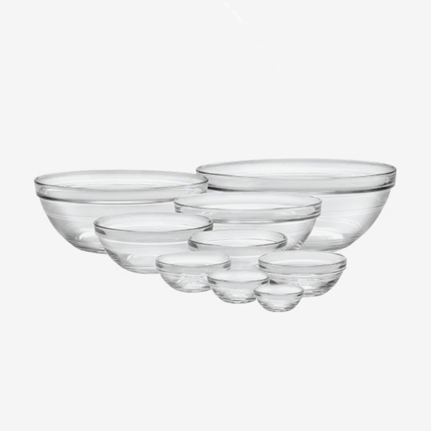 Duralex | Lys Stackable Clear Bowls