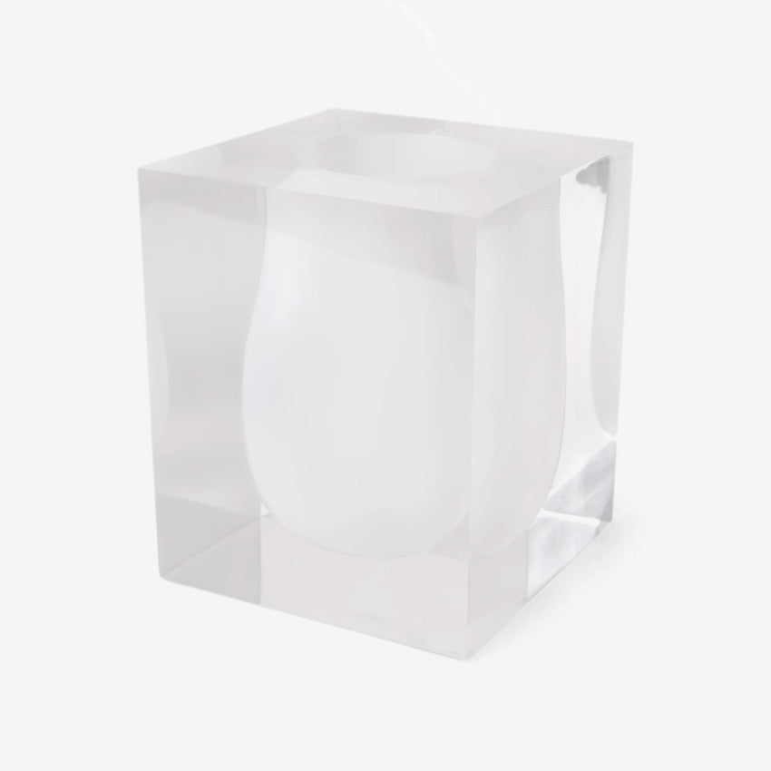 Vase en acrylique Bel Air Scoop de Jonathan Adler