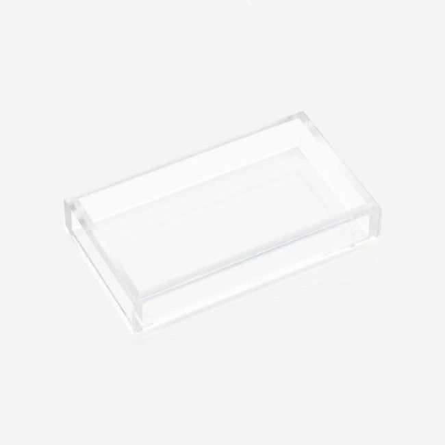 Maison Lipari Hand/Guest Towel Acrylic Tray - Crystal Clear  JR WILLIAM.