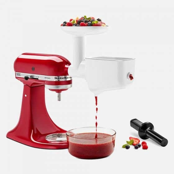 Maison Lipari Fruit & Vegetable Strainer Attachment for Stand Mixer KITCHENAID.