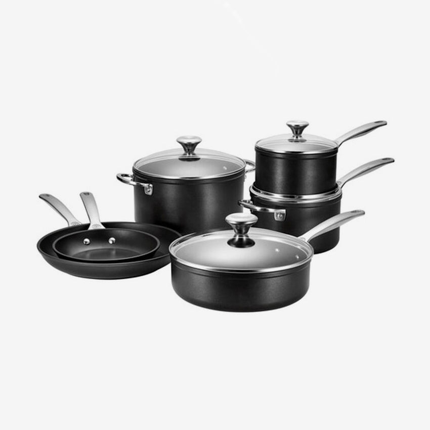 Le Creuset | Batterie de cuisine antiadhésive renforcée 10 pièces