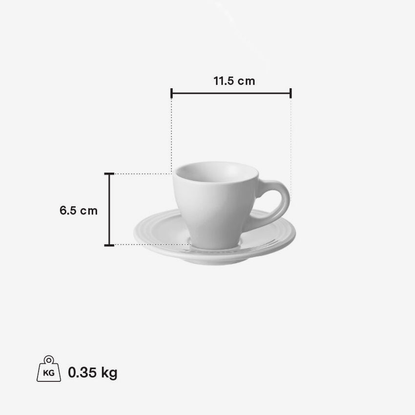 Le Creuset | Ensemble de 2 tasses à espresso classiques