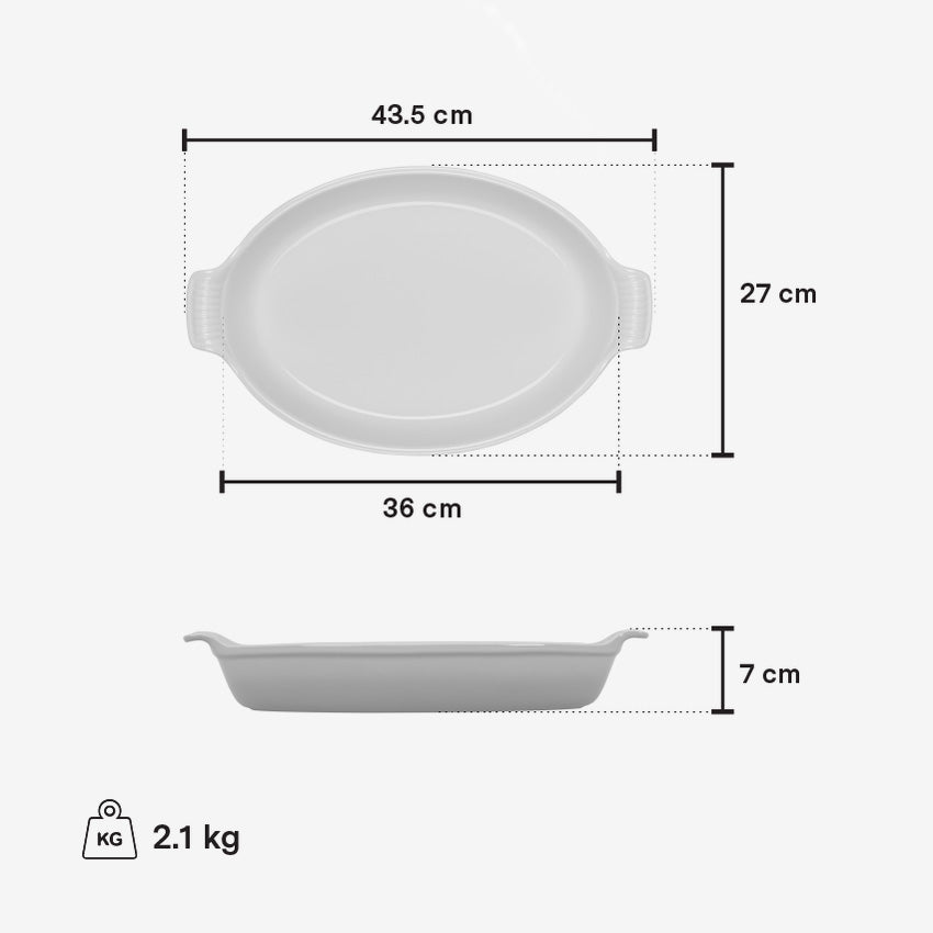 Le Creuset | Plat à Gratin Ovale Heritage