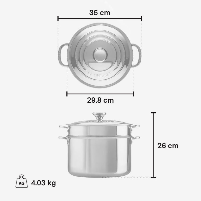 Le Creuset | Signature 8.3 L Stockpot With Pasta Insert And Lid
